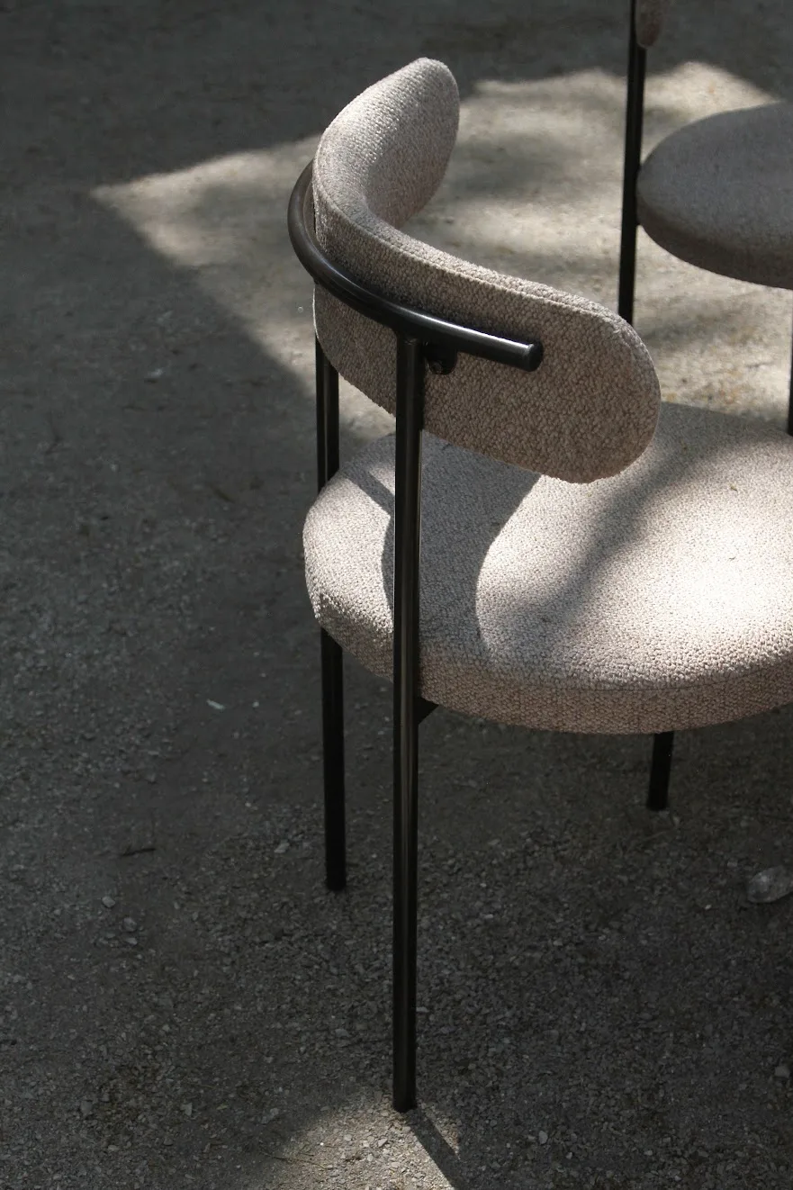 Sculptural event chair detail
