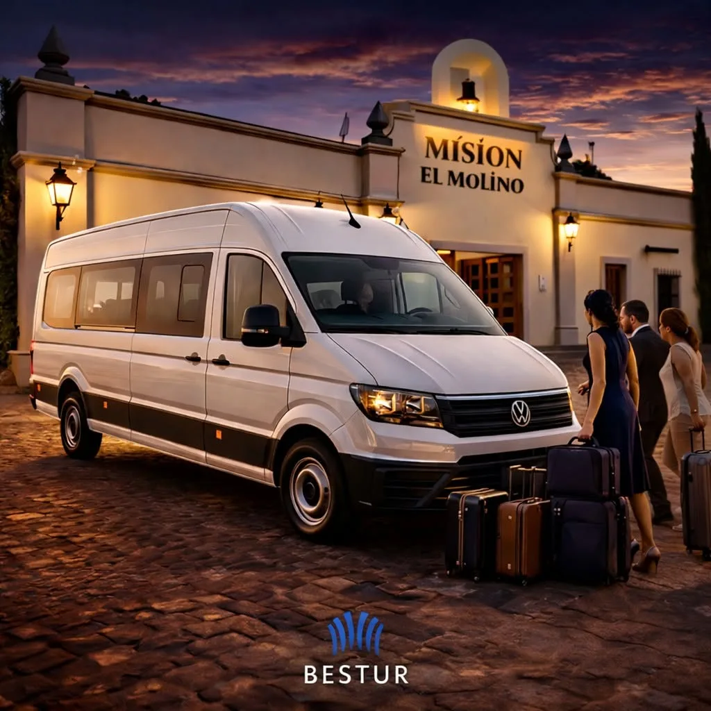 Executive passenger van for wedding transportation