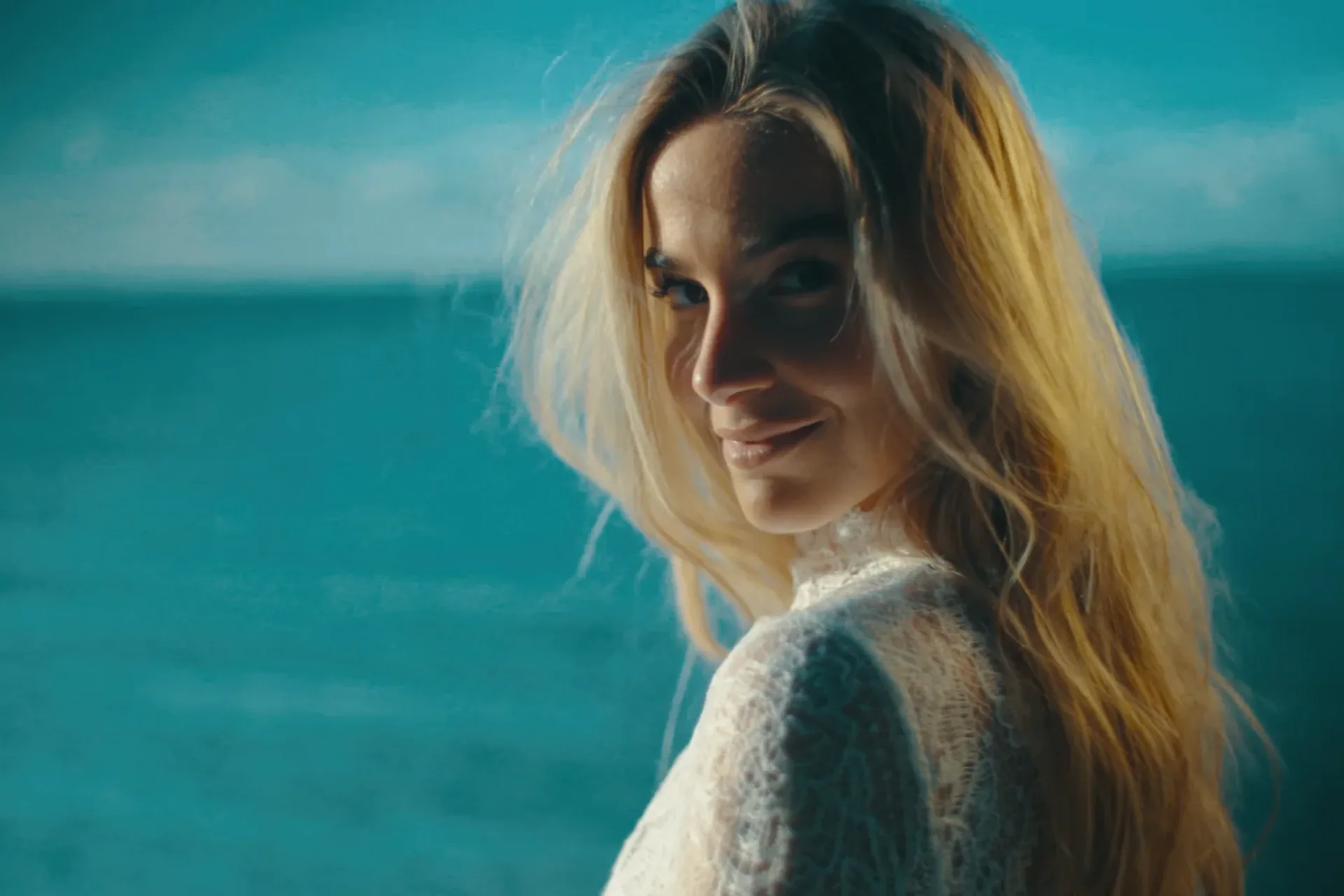Editorial bridal film portrait